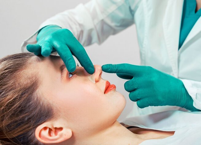 Punjenje nosa pre i posle